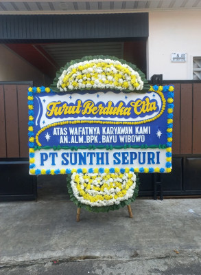 Papan Bunga Duka di Batunadua Julu
