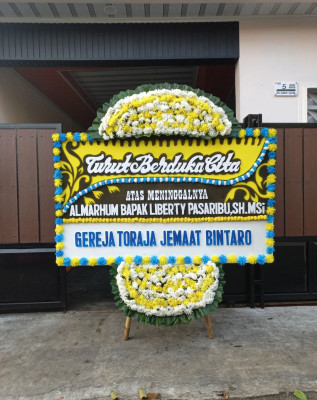 Papan Bunga Duka di Batunadua Julu